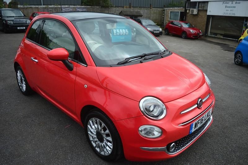 Pink Used 2016 Fiat 500 Lounge Hatchback | £5,695 (Fair price) - Image 1/4