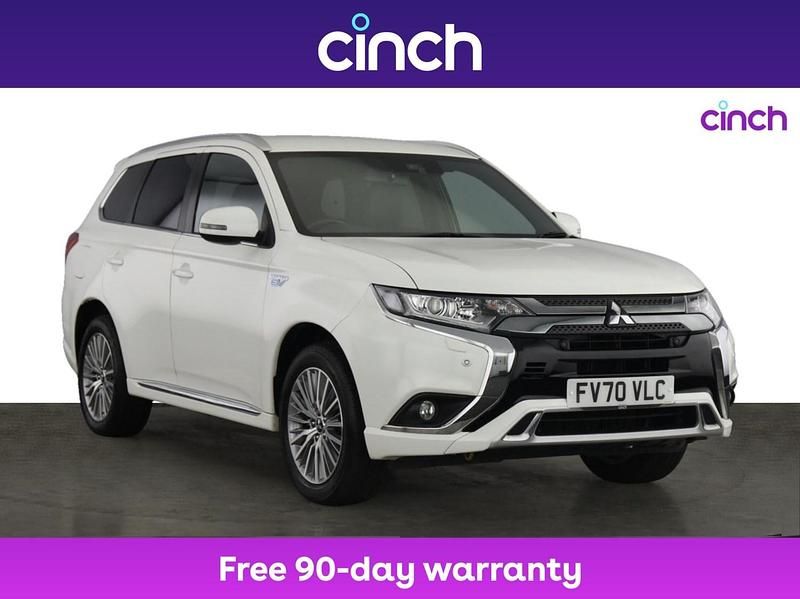 White Used 2020 Mitsubishi Outlander P-HEV SUV | £16,349 (Fair price) - Image 1/3