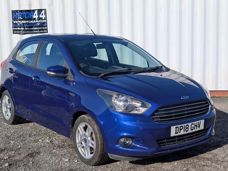 Used Ford Ka Plus Zetec 70 HP (51 kW) 2018 Blue Hatchback