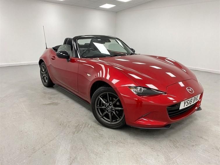 Red Used 2018 Mazda MX5 Inclusive Cabriolet | £12,995 (Good price) - Image 1/4