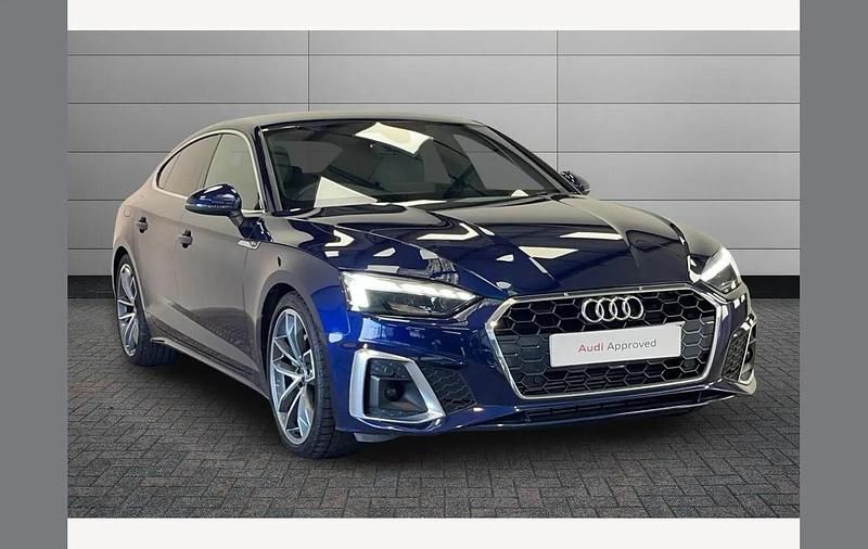 Used Audi A5 Sportback S-Line 204 HP (150 kW) 2023 Blue Hatchback