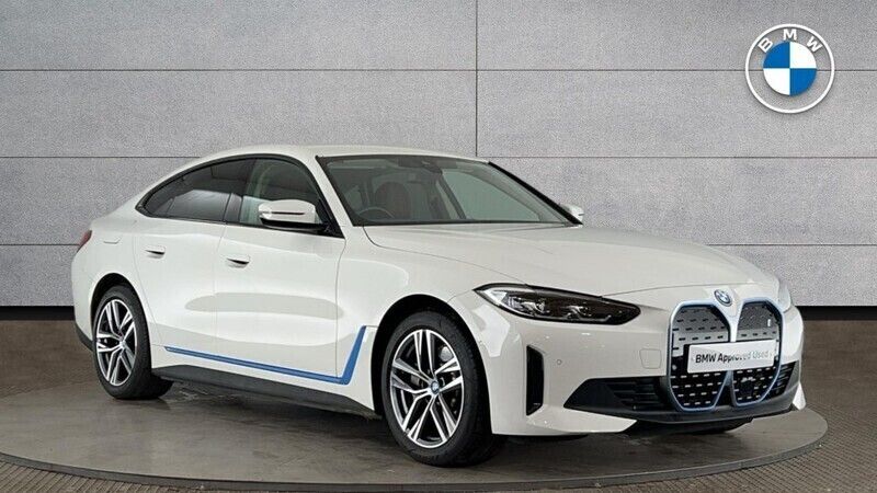 White Used 2022 BMW i4 Sport Line Sedan | £30,999 (Good price) - Image 1/4