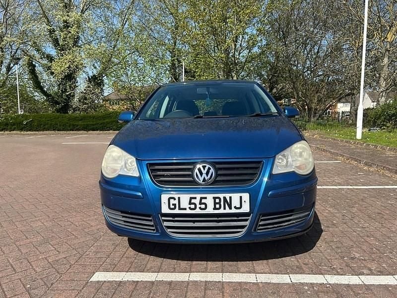 Used VW Polo SE 75 HP (55 kW) 2005 Blue Hatchback
