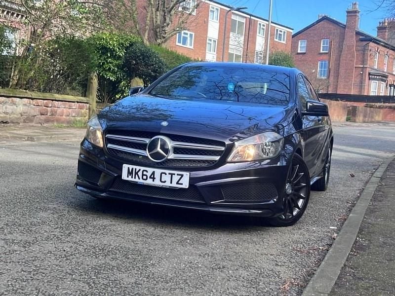 Used Mercedes A180 AMG 109 HP (80 kW) 2014 Purple Hatchback