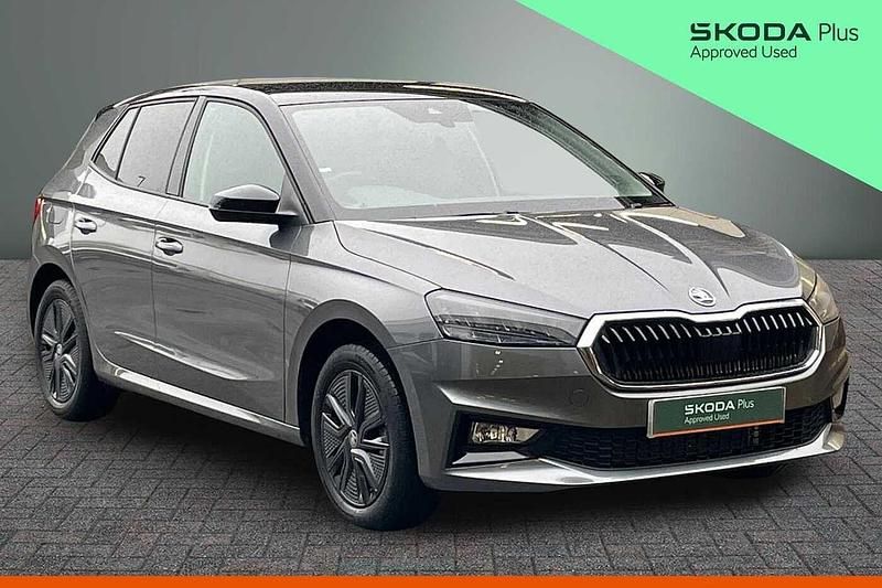 Used Skoda Fabia Colour Edition 85 HP (62 kW) 2025 Graphite grey metallic black magic pearl effect Hatchback