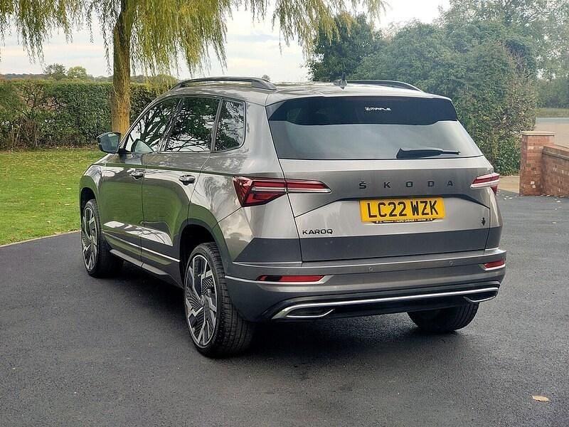 Used Skoda Karoq SportLine 150 HP (110 kW) 2022 Grey SUV