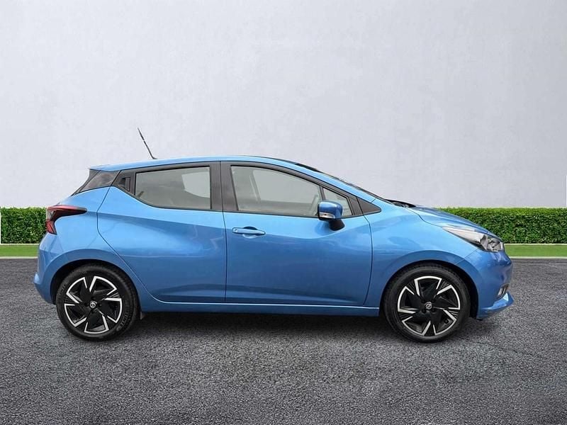 Usado Nissan Micra Acenta 2021 Azul Citadino