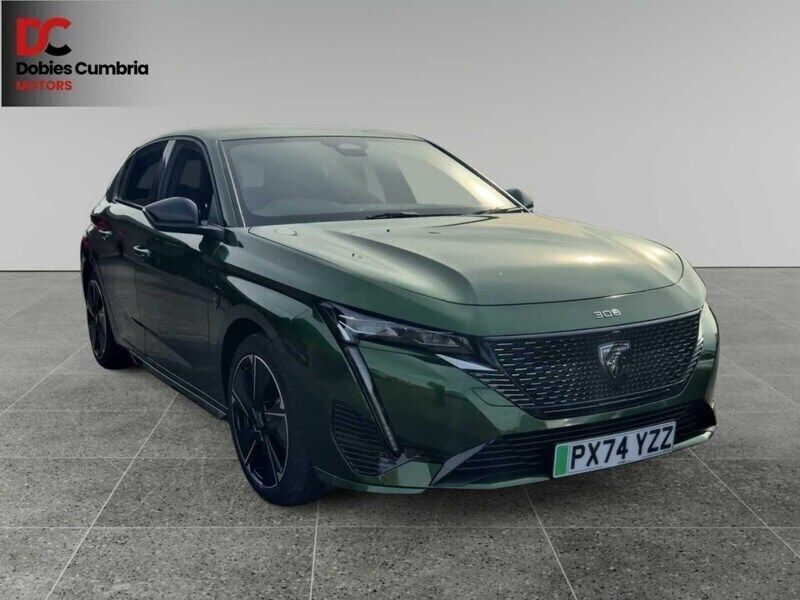 Green Used 2024 Peugeot e-308 GT Hatchback | £29,950 (A bit pricey) - Image 1/4