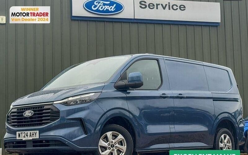Used Ford Transit Custom Limited 136 HP (100 kW) 2024 Blue Van