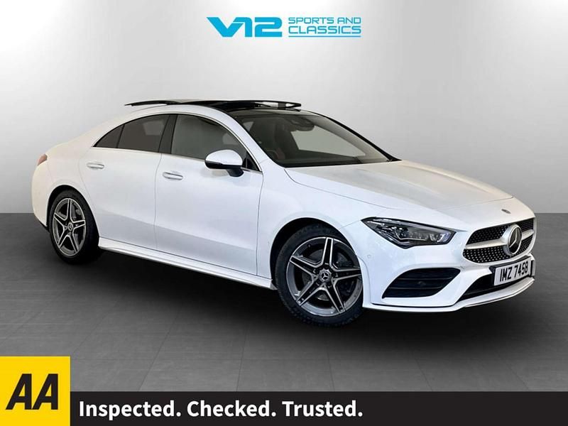 Used Mercedes CLA200 AMG Line Premium Plus 163 HP (119 kW) 2020 White Coupe
