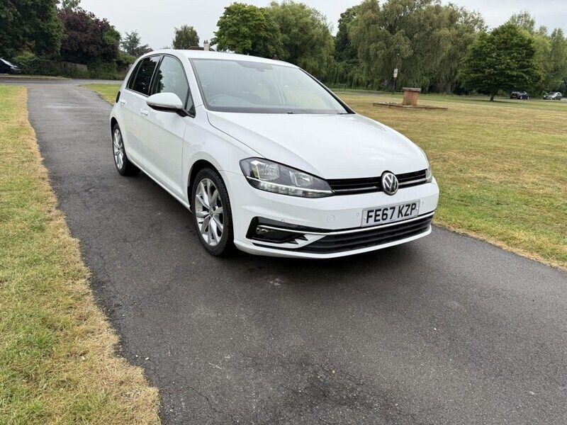 White Used 2017 VW Golf VII GT Hatchback | £11,995 (Fair price) - Image 1/4