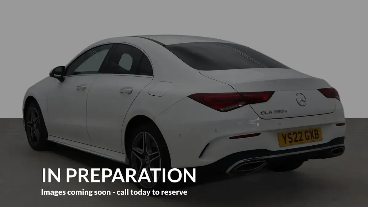 Used Mercedes CLA250e AMG Line Premium 218 HP (160 kW) 2022 White Coupe