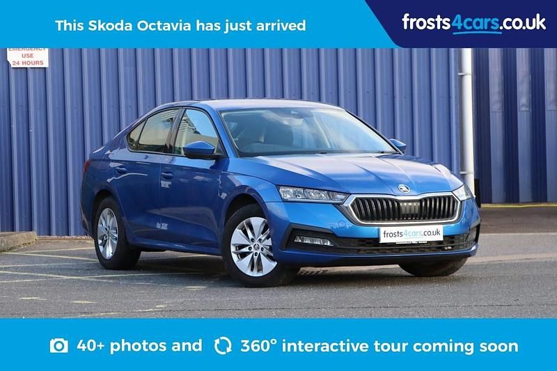 Blue Used 2022 Skoda Octavia SE Technology Hatchback | £15,895 (Fair price) - Image 1/4