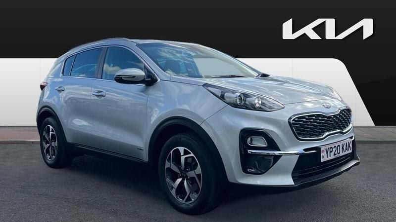 Silver Used 2020 Kia Sportage 2 SUV | £16,378 (Fair price) - Image 1/3