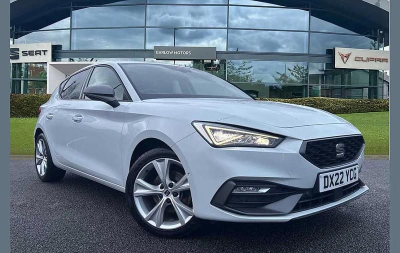 White Used 2022 Seat Leon FR Hatchback | £15,695 (Fair price) - Image 1/4