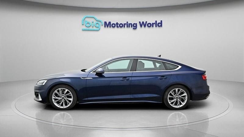 Used Audi A5 Sportback Sport 150 HP (110 kW) 2023 Blue Hatchback