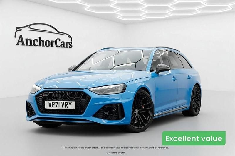 Blue Used 2022 Audi RS4 Comfort Estate | £49,995 (Good price) - Image 1/4