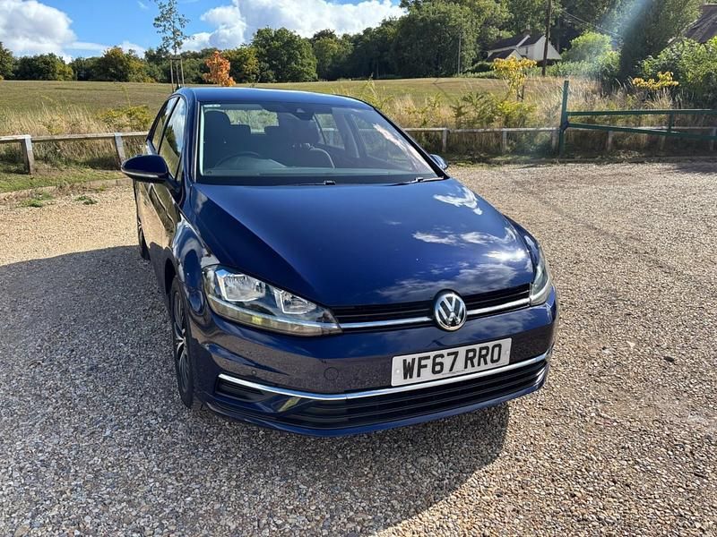 Used VW Golf VII SE 115 HP (84 kW) 2017 Blue Hatchback