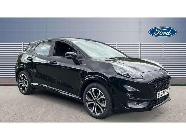 Black Used 2023 Ford Puma Gen-E ST-Line SUV | £15,768 - Image 1/4