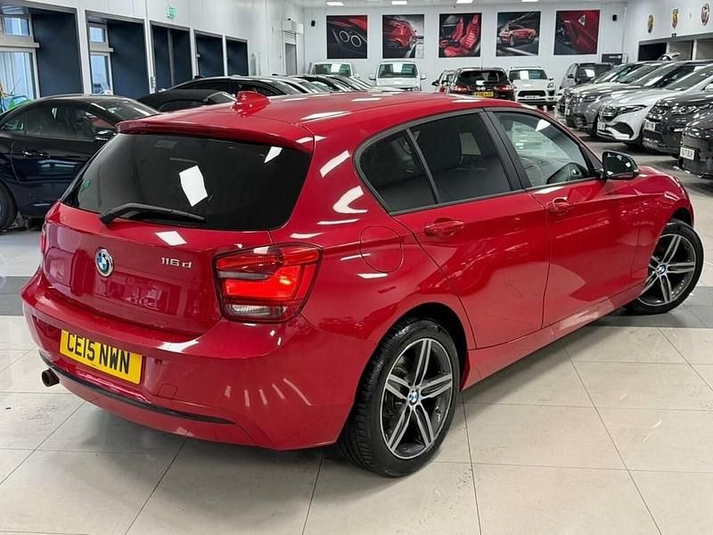 Used BMW 116 Sport Line 116 HP (85 kW) 2015 Red Hatchback