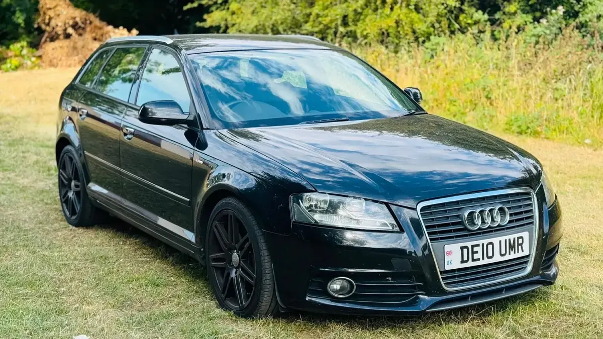 Used Audi A3 S-Line 2010 Black Hatchback
