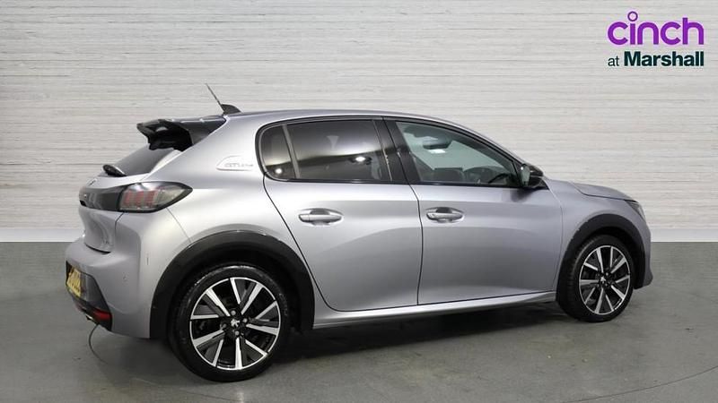 Used Peugeot 208 GT-line 129 HP (94 kW) 2020 Grey Hatchback