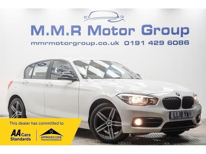 White Used 2018 BMW 118 Sport Line Hatchback | £11,990 (Super price) - Image 1/4