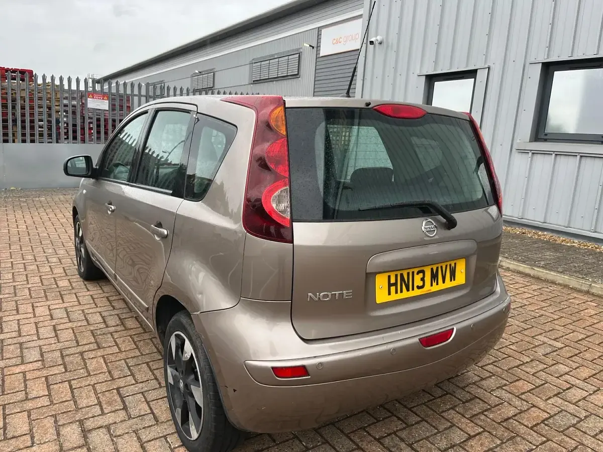 Used Nissan Note Acenta 110 HP (80 kW) 2013 Beige Hatchback