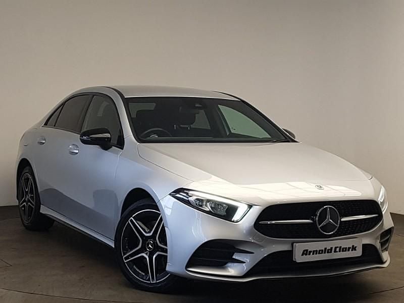 Silver Used 2022 Mercedes A250 AMG line Sedan | £18,998 (Fair price) - Image 1/4