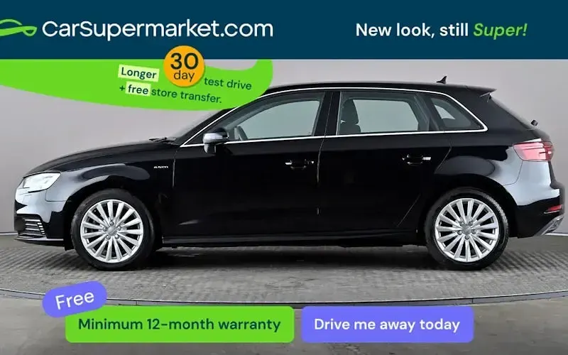 Usado Audi A3 e-tron Premium 150 CV (110 kW) 2017 Negro Utilitario