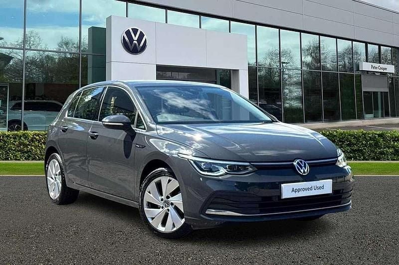 Urano grey Used 2021 VW Golf VIII Style Hatchback | £17,993 (Fair price) - Image 1/4