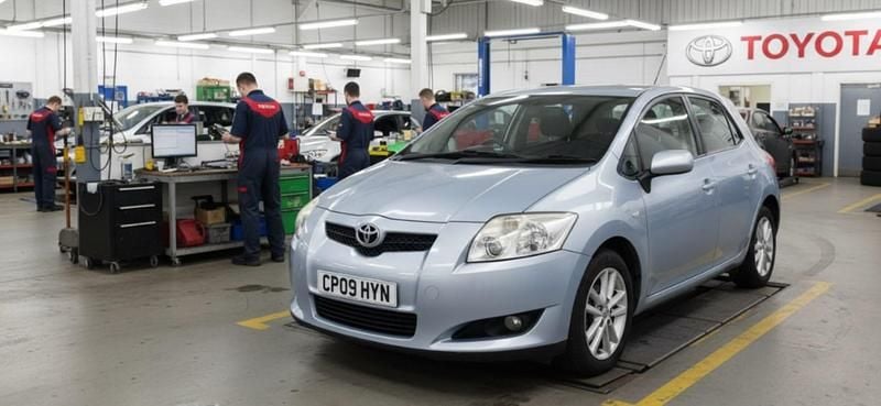Usado Toyota Auris 101 HP (74 kW) 2009 Azul Citadino