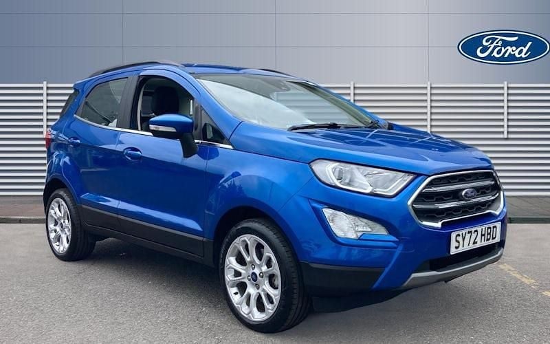 Blue Used 2022 Ford Ecosport Titanium SUV | £13,619 (Fair price) - Image 1/4