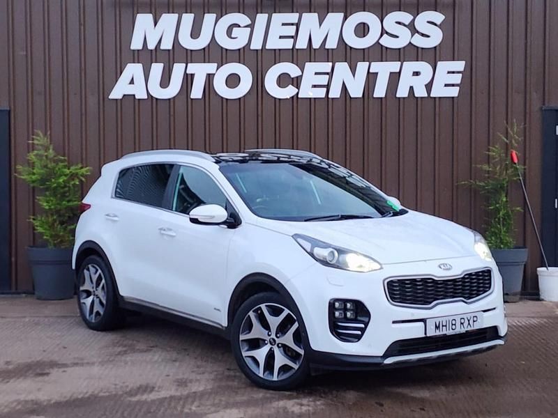 Used Kia Sportage GT-Line S 177 HP (130 kW) 2018 White SUV