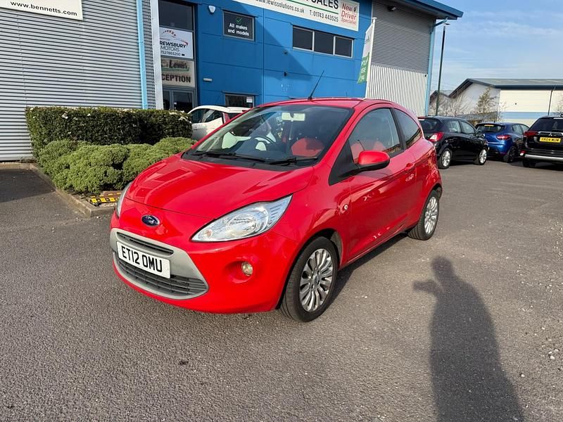 Used Ford Ka Zetec 69 HP (50 kW) 2012 Red Hatchback