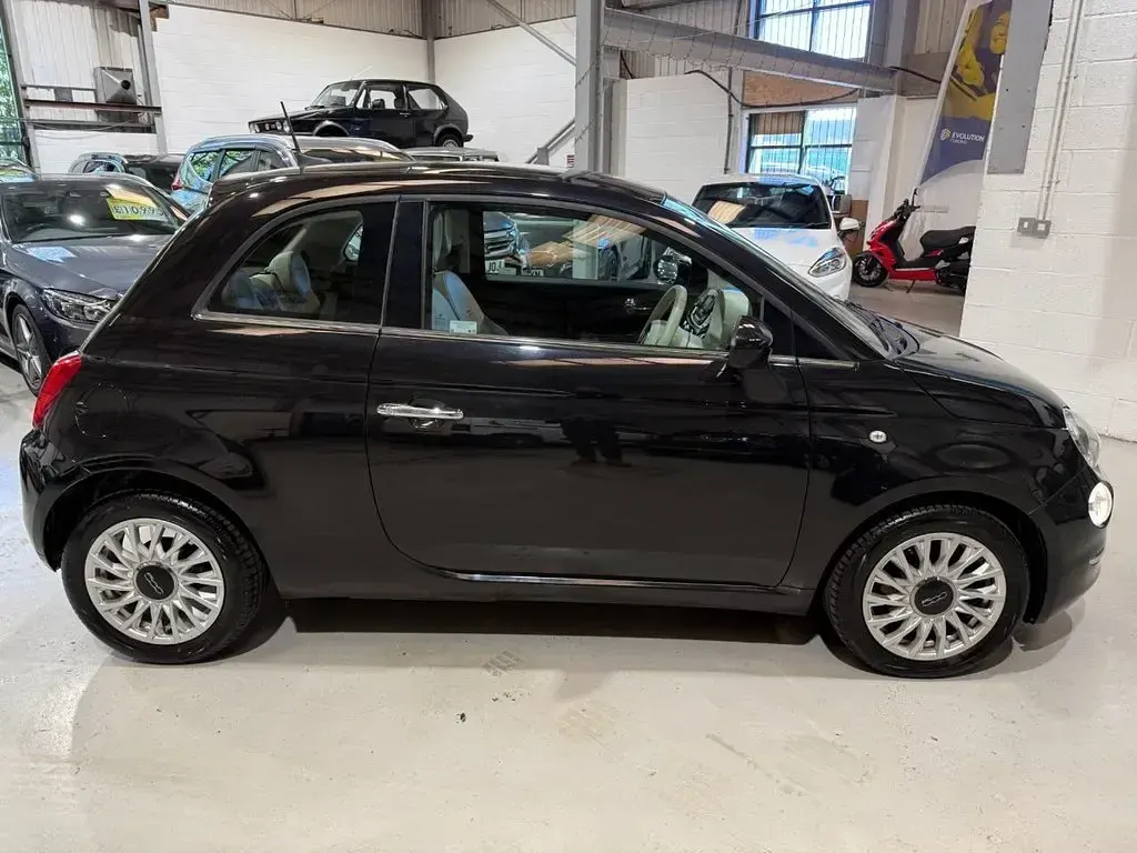 Used Fiat 500 Lounge 69 HP (50 kW) 2018 Black Hatchback