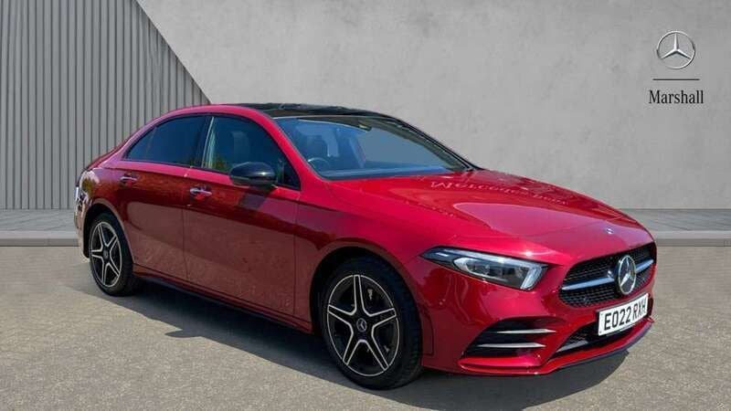 Red Used 2022 Mercedes A250 AMG Line Premium Plus Sedan | £24,789 (A bit pricey) - Image 1/4