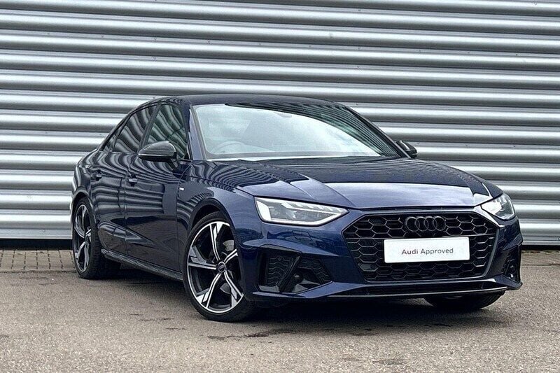 Blue Used 2024 Audi A4 Black Edition Sedan | £26,791 (Fair price) - Image 1/3