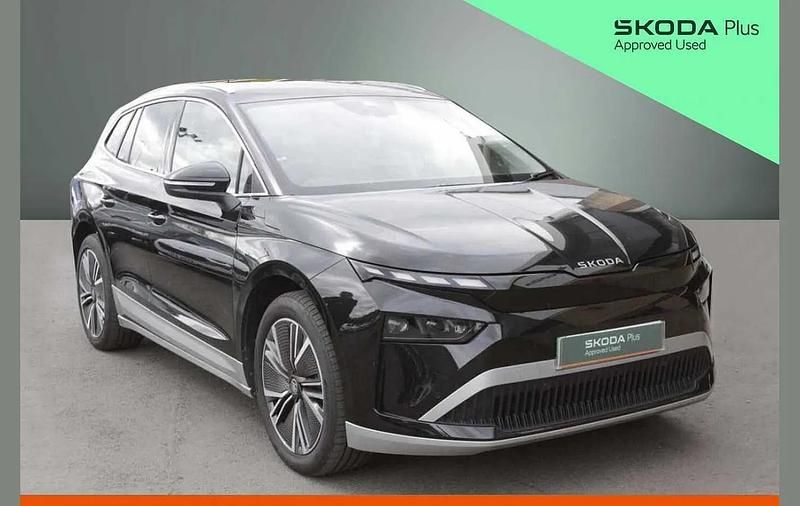Black magic pearl effect New 2025 Skoda Enyaq iV SUV | £34,995 (Expensive) - Image 1/4