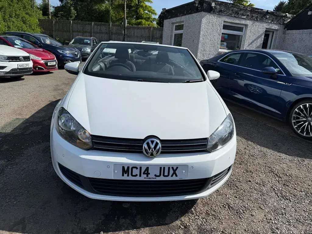 Used VW Golf Cabriolet SE 2014 White Cabriolet