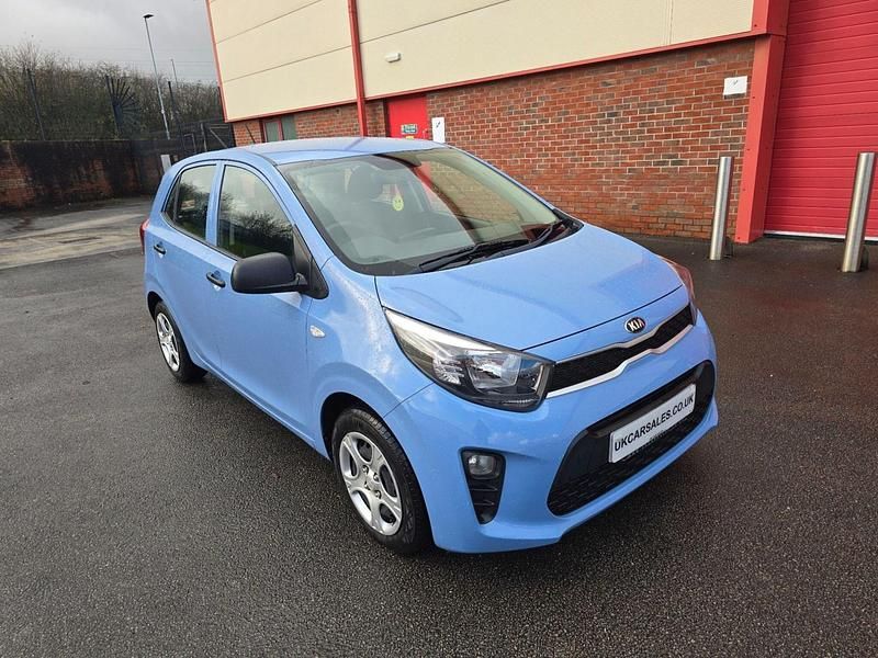 Used Kia Picanto 67 HP (49 kW) 2019 Blue Hatchback