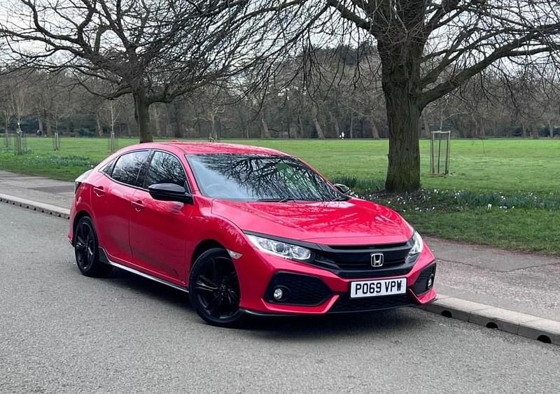 Used Honda Civic Sport 126 HP (92 kW) 2019 Red Hatchback
