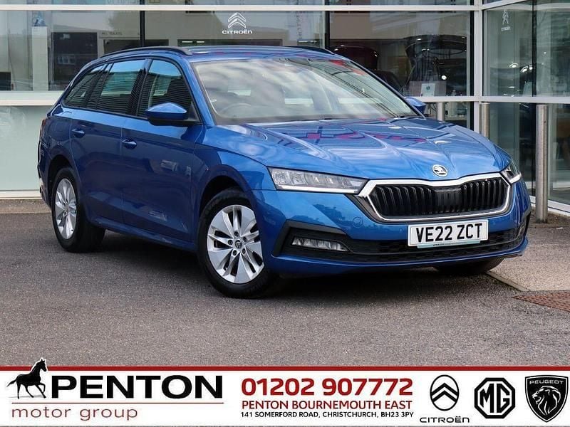 Blue Used 2022 Skoda Octavia SE Technology Estate | £15,990 (Fair price) - Image 1/4