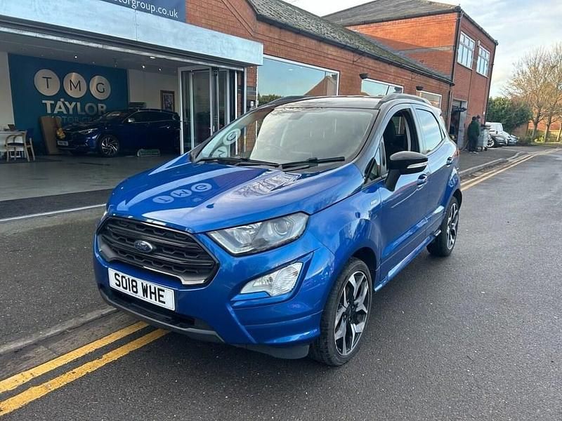 Used Ford Ecosport ST-Line 125 HP (91 kW) 2018 Blue SUV
