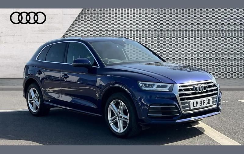 Used Audi Q5 S-Line 190 HP (139 kW) 2019 Blue SUV