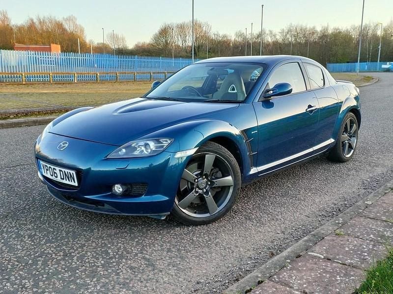 Begagnad Mazda RX8 Evolve 2006 Blå Sportkupé