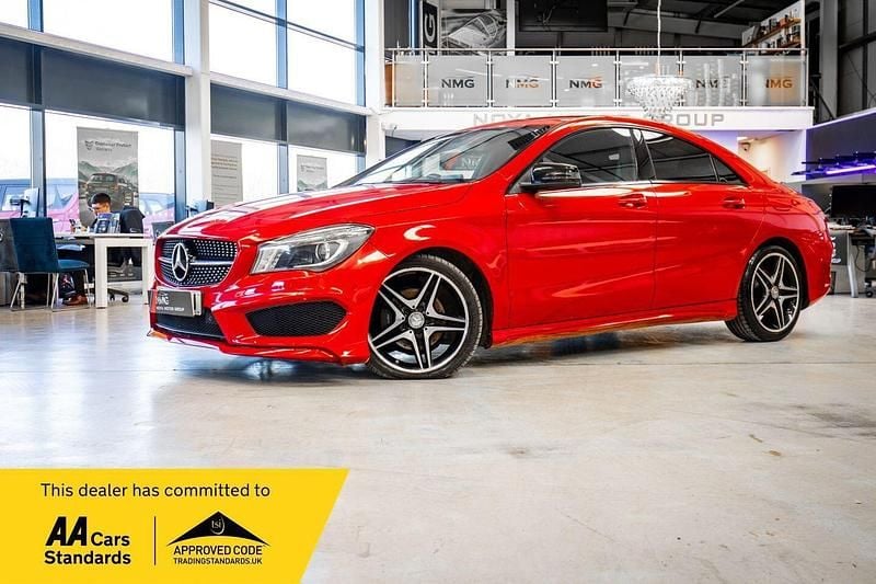 Used Mercedes CLA180 AMG 122 HP (89 kW) 2015 Red Sedan