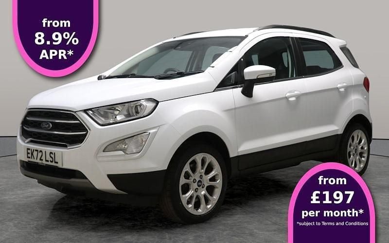 White Used 2022 Ford Ecosport Titanium SUV | £13,559 (Fair price) - Image 1/3