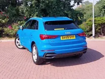 Used Audi Q3 S-Line 150 HP (110 kW) 2019 Blue SUV