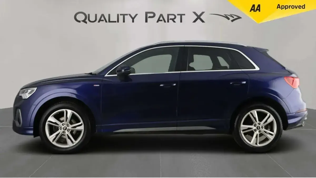 Second-hand Audi Q3 S-Line 150 CP (110 kW) 2021 Albastru SUV